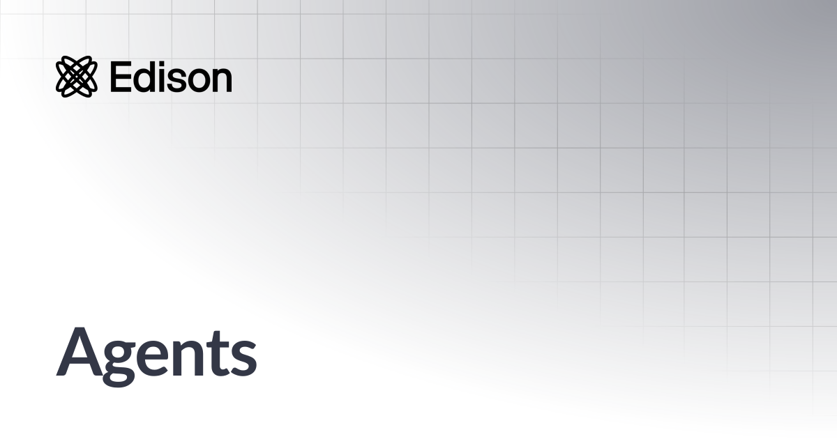 Agents | Edison Scientific Documentation